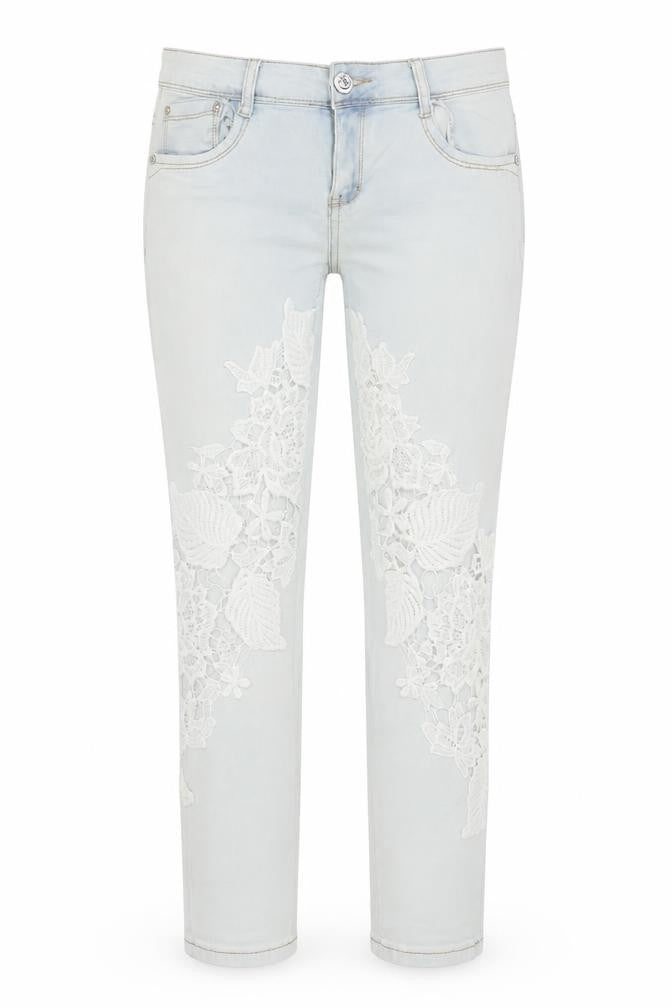 Moon Girl Jeans Womens Blue Cotton Skinny Jeans Size 29 in L30 in Regular Zip