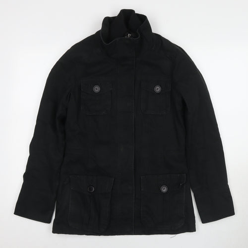 Cherokee Womens Black Parka Jacket Size 8 Zip