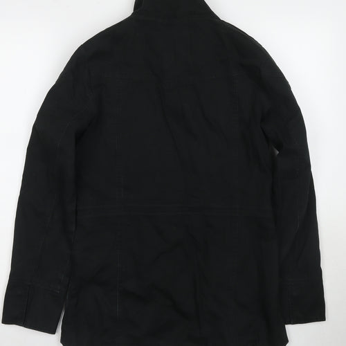 Cherokee Womens Black Parka Jacket Size 8 Zip