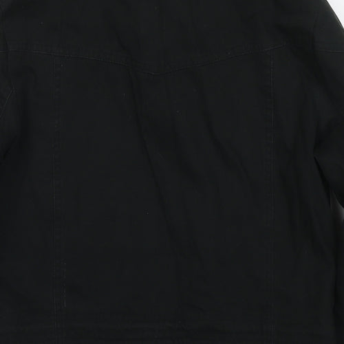 Cherokee Womens Black Parka Jacket Size 8 Zip