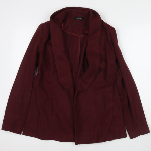 New Look Womens Red Kimono Blazer Size 10