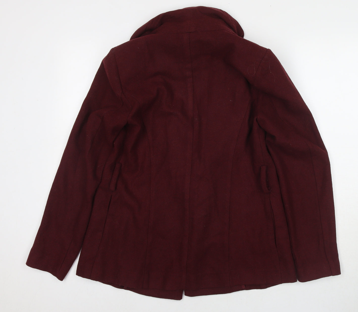 New Look Womens Red Kimono Blazer Size 10