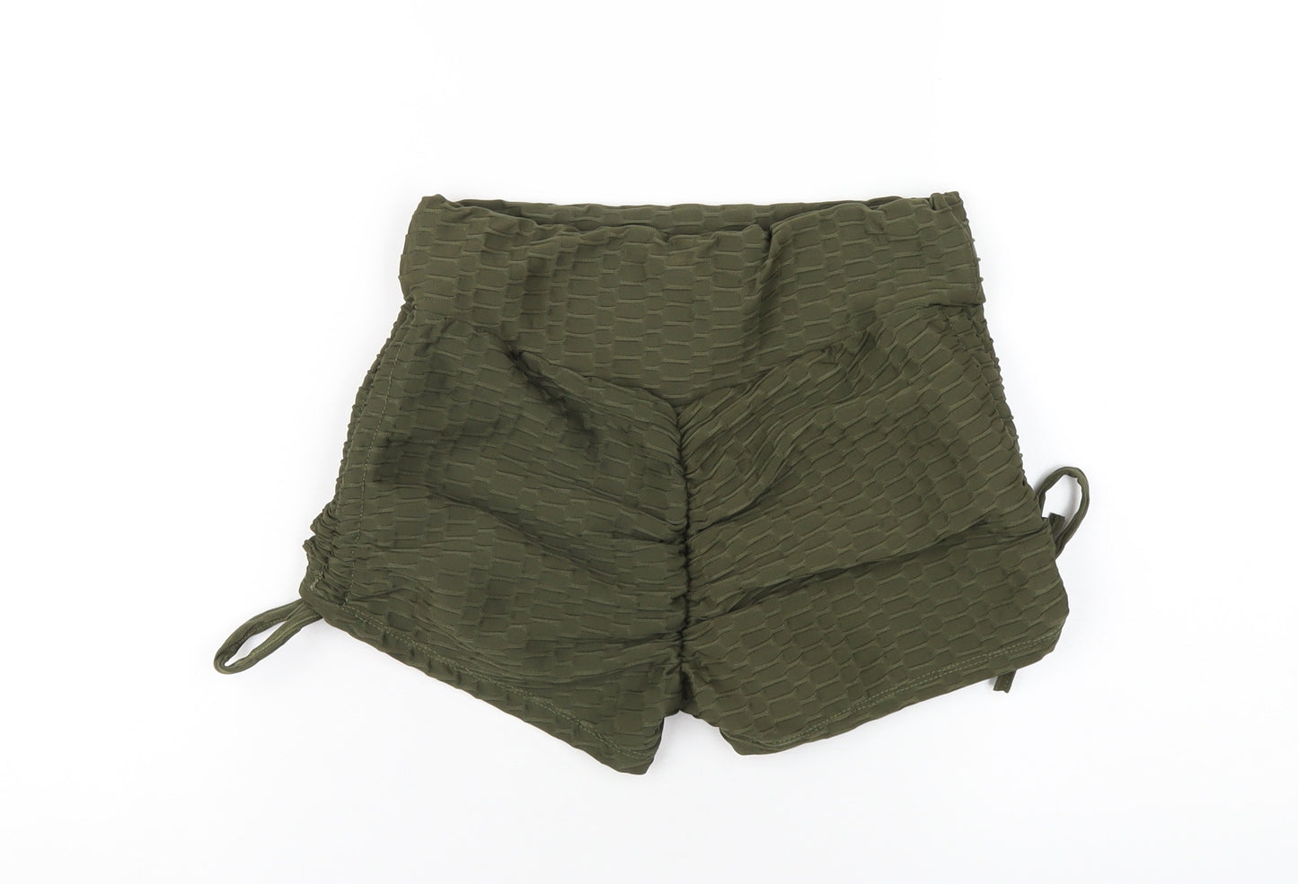 Originals Womens Green Polyester Hot Pants Shorts Size L L3 in Regular