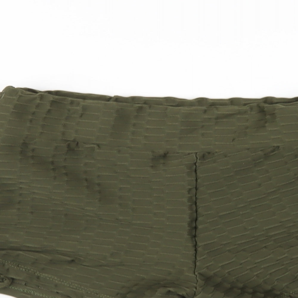 Originals Womens Green Polyester Hot Pants Shorts Size L L3 in Regular