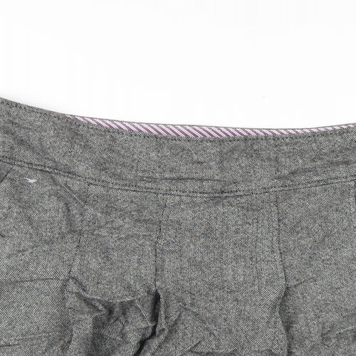 Esprit Womens Grey Wool A-Line Skirt Size 10 Zip