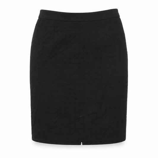 Front view of Principles women’s black polyester straight & pencil skirt, size UK 12, zip