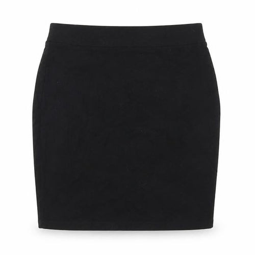 H&M Womens Black Cotton Straight & Pencil Skirt Size S
