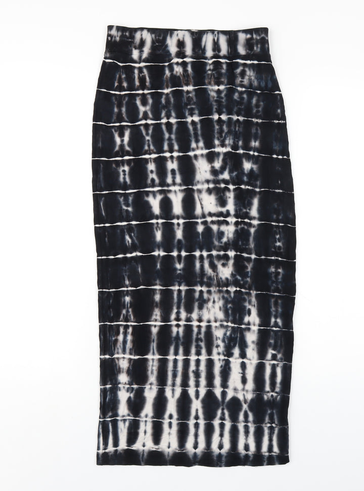 Sparkle & Fade Womens Black Viscose Straight & Pencil Skirt Size XS