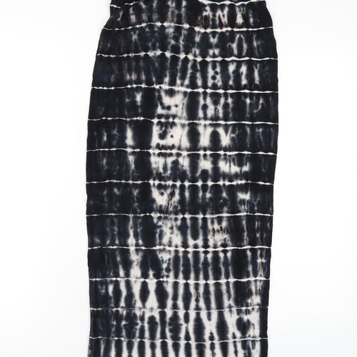 Sparkle & Fade Womens Black Viscose Straight & Pencil Skirt Size XS