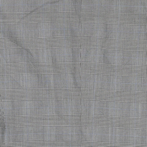 Skopes Mens Grey Plaid Wool Jacket Suit Jacket Size 44 Regular