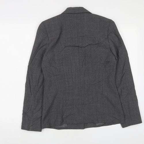 Mexx Womens Grey Jacket Blazer Size 12 Button