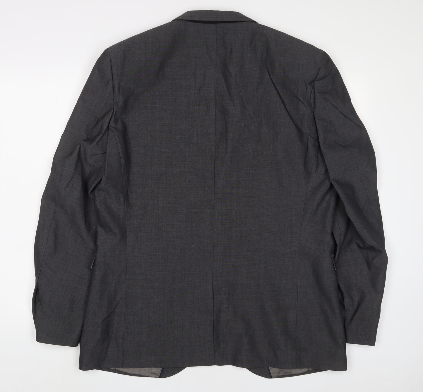NEXT Mens Grey Wool Jacket Suit Jacket Size 44 Regular
