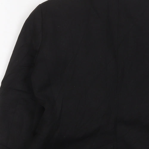 NEXT Womens Black Jacket Blazer Size 6 Button