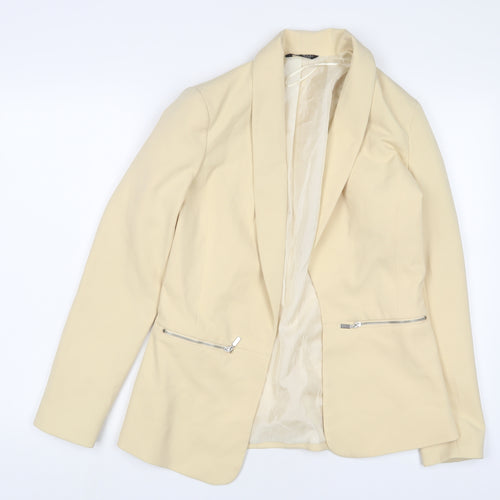 Select Womens Yellow Jacket Blazer Size 6 - Open