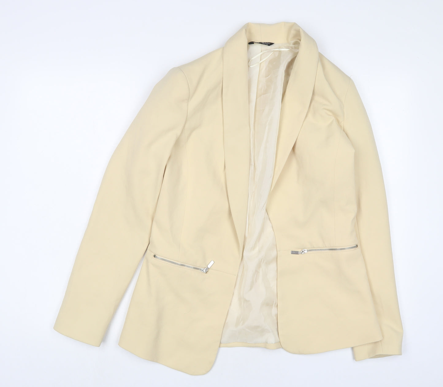 Select Womens Yellow Jacket Blazer Size 6 - Open