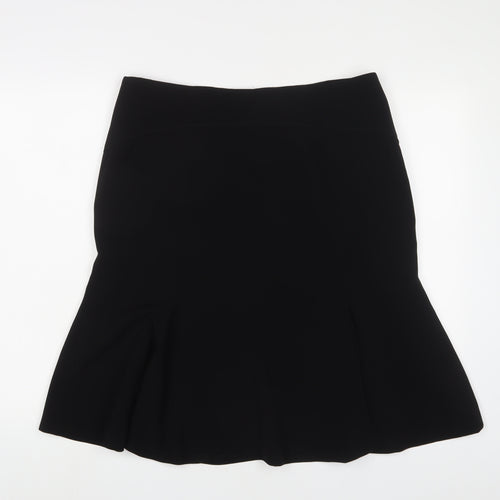 Sticky Fingers Womens Black Polyester A-Line Skirt Size 16 Zip