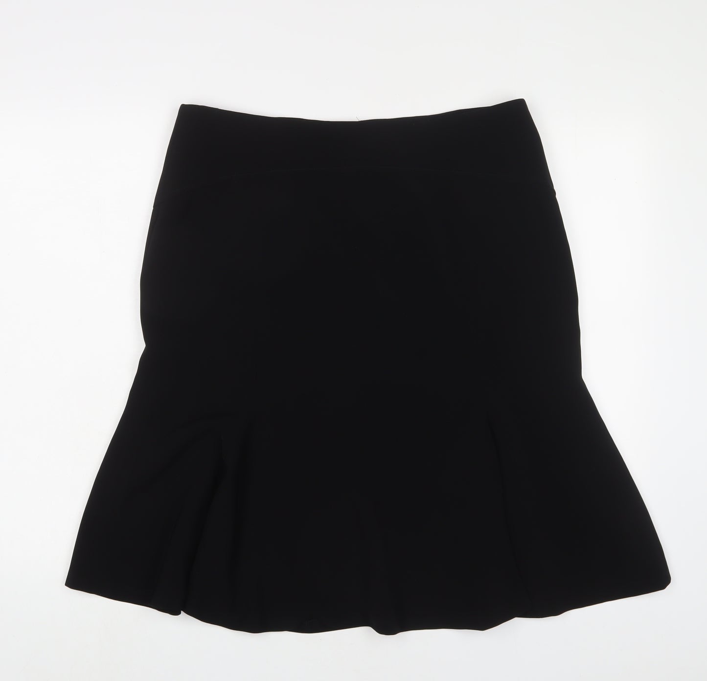 Sticky Fingers Womens Black Polyester A-Line Skirt Size 16 Zip
