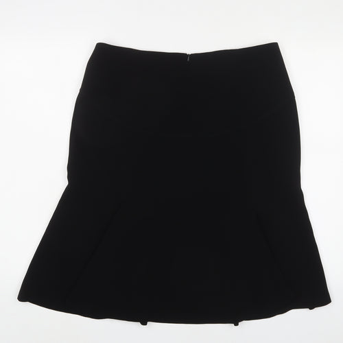 Sticky Fingers Womens Black Polyester A-Line Skirt Size 16 Zip