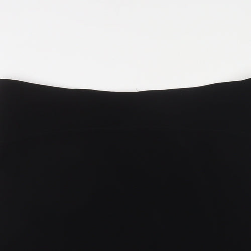Sticky Fingers Womens Black Polyester A-Line Skirt Size 16 Zip