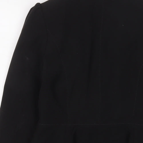 New Look Womens Black Jacket Blazer Size 10 Button