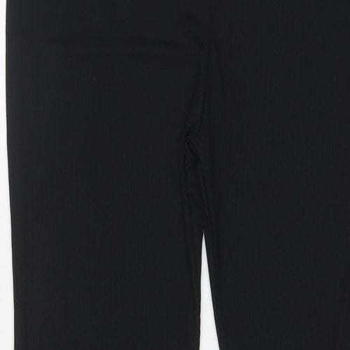 Zara Womens Black Polyester Trousers Size 18 L33 in Regular