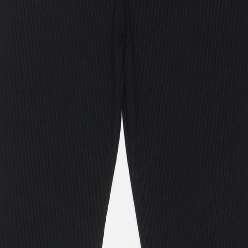 Zara Womens Black Polyester Trousers Size 18 L33 in Regular