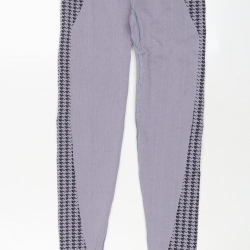 ASOS Womens Purple Polyamide Capri Leggings Size M L20 in