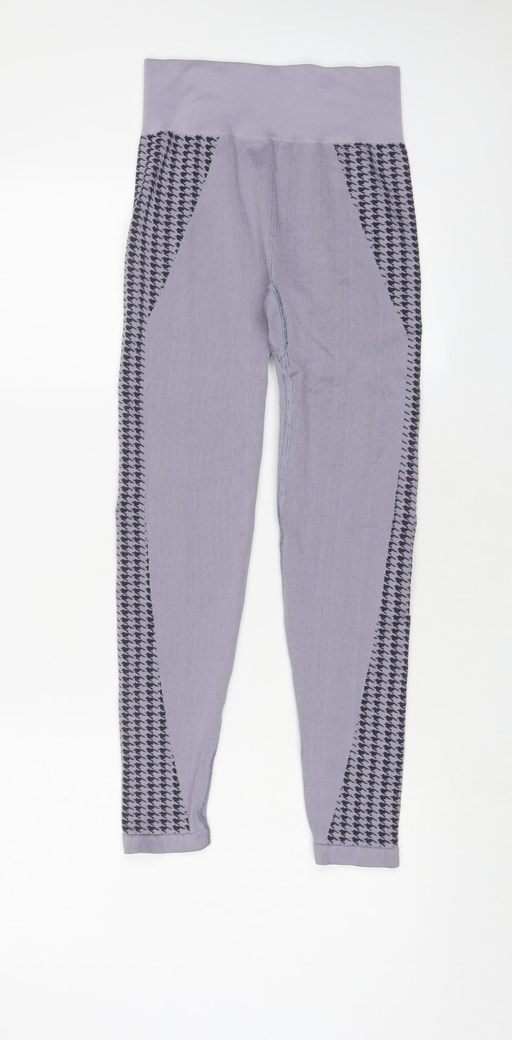 ASOS Womens Purple Polyamide Capri Leggings Size M L20 in