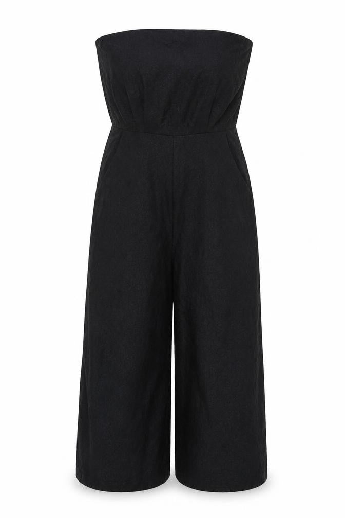 Missguidd Womens Black Polyester Jumpsuit One-Piece Size 12 L16 in Zip