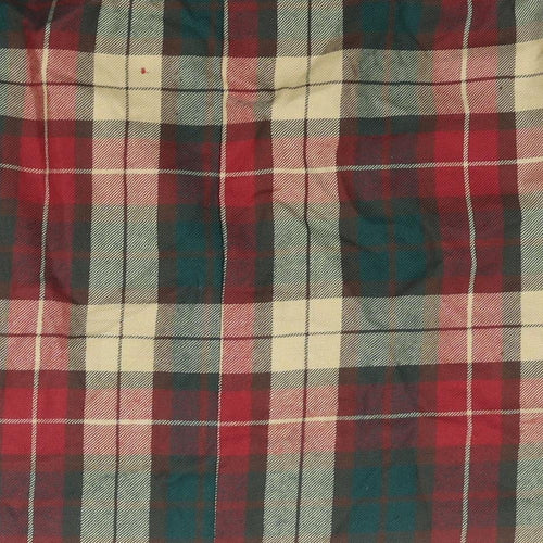 Dolce&Gabbana Womens Multicoloured Check Polyester Straight & Pencil Skirt Size 16 Zip - Vented Logo Buckle