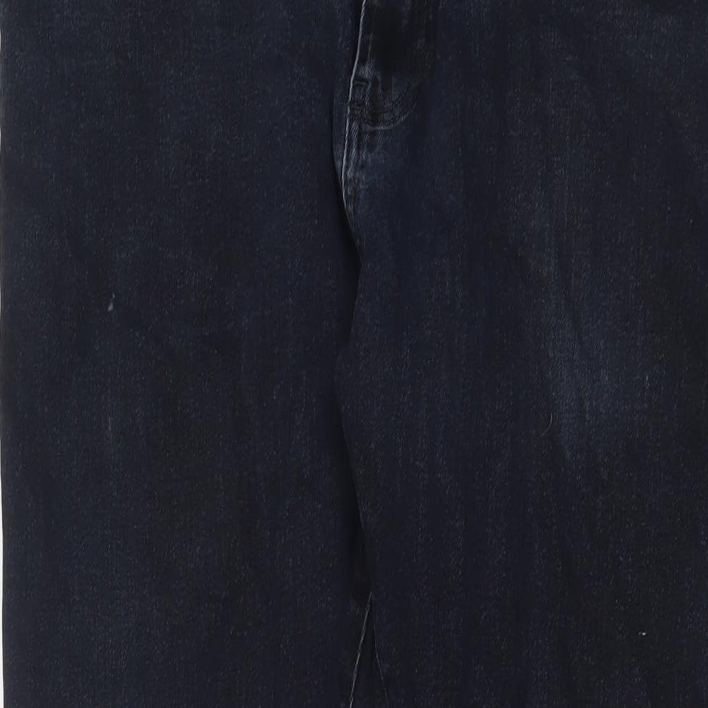 NEXT Mens Blue Cotton Skinny Jeans Size 34 in L29 in Regular Zip - Short Leg