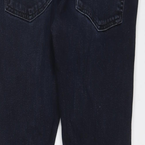 NEXT Mens Blue Cotton Skinny Jeans Size 34 in L29 in Regular Zip - Short Leg