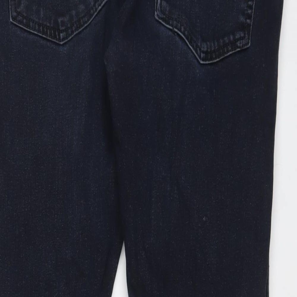 NEXT Mens Blue Cotton Skinny Jeans Size 34 in L29 in Regular Zip - Short Leg