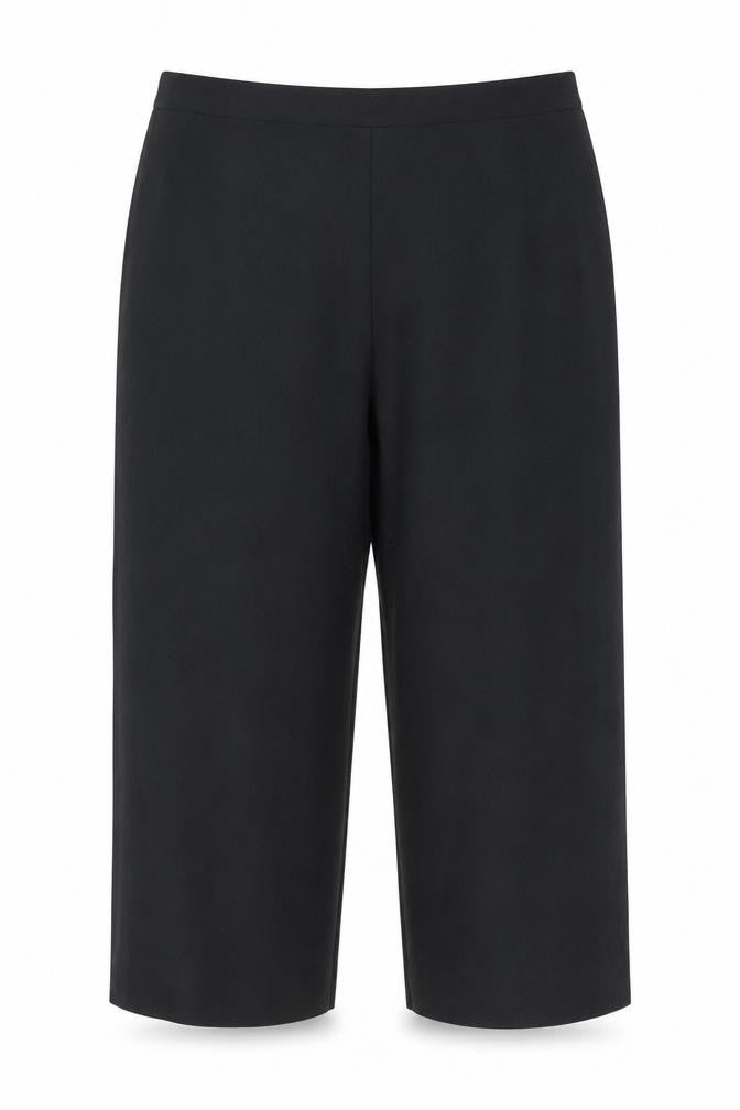 Front view of Enigma women’s grey polyester trousers, size UK 40, in, 27-inch leg regular zip