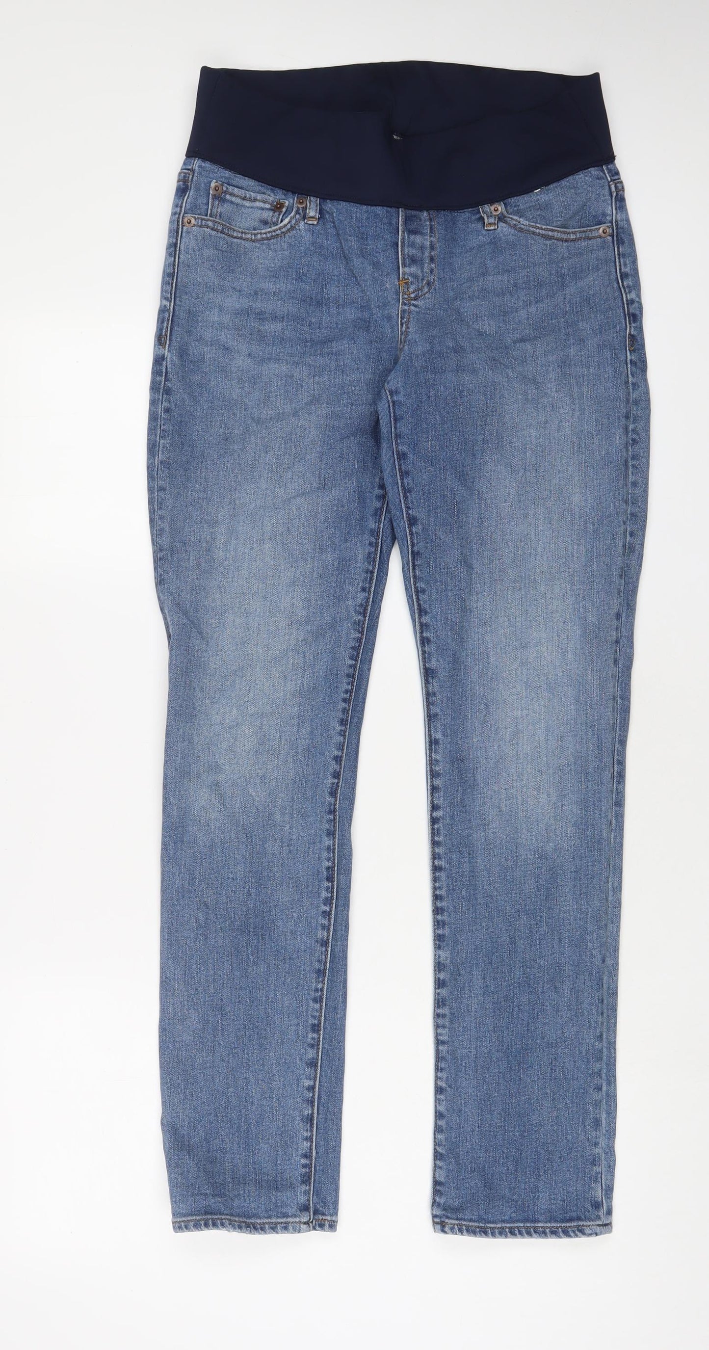 Gap Womens Blue Cotton Straight Jeans Size 28 in L30 in Regular