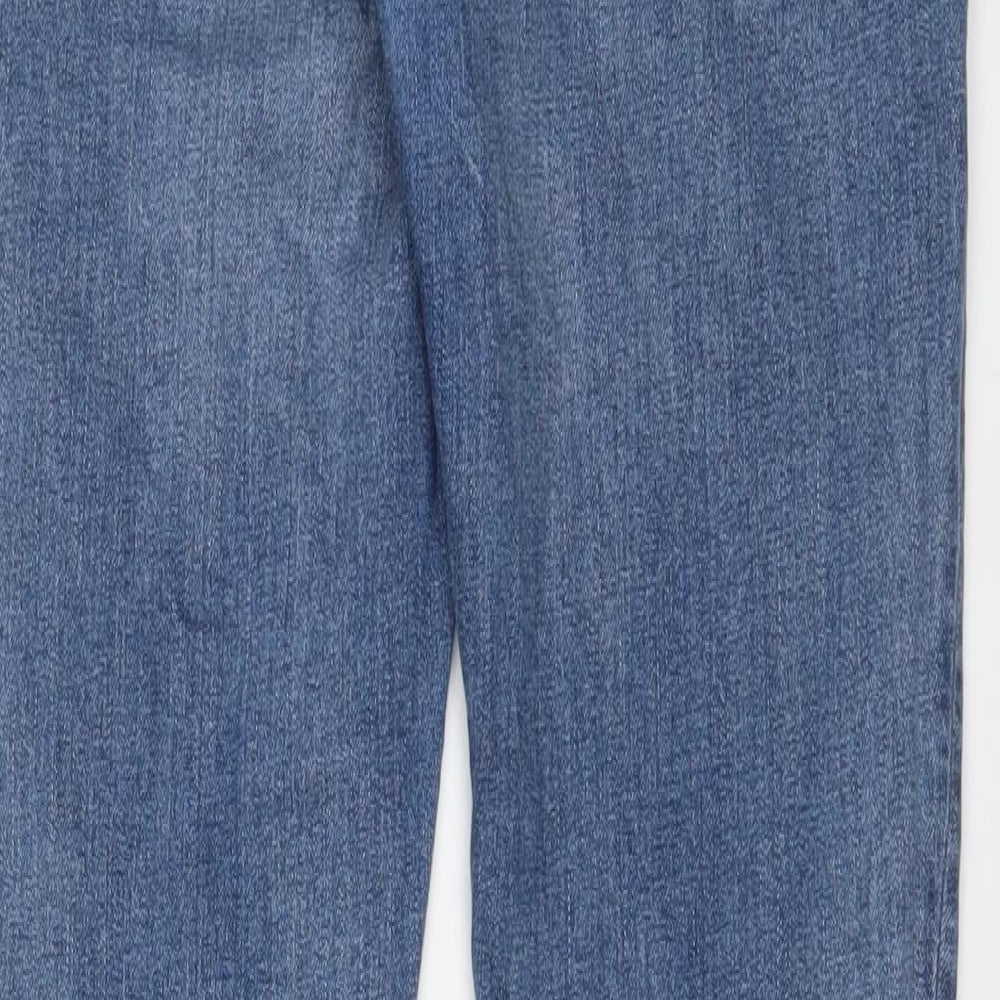 Gap Womens Blue Cotton Straight Jeans Size 28 in L30 in Regular