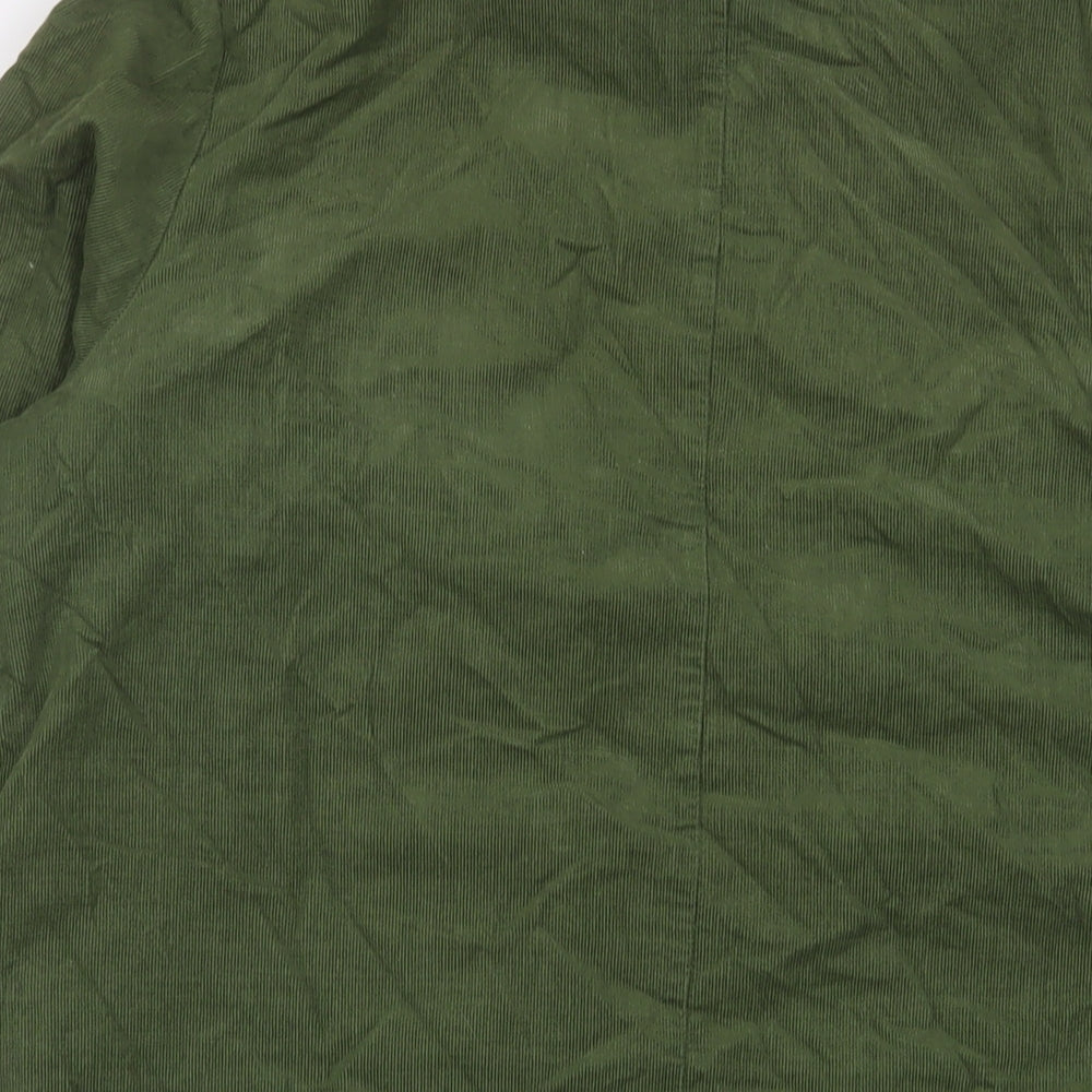 Seasalt Womens Green Cotton Sheath Size 14 Round Neck Pullover