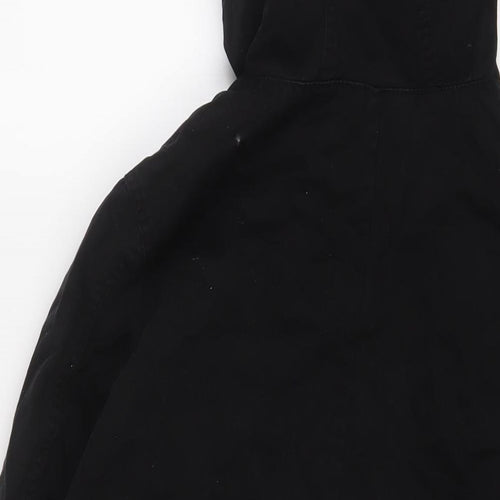 H&M Womens Black Jacket Size 8 Zip