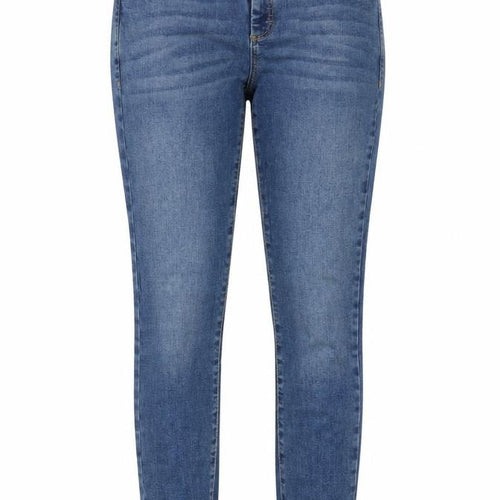 Topshop Womens Blue Cotton Skinny Jeans Size 28 in L30 in Regular Zip