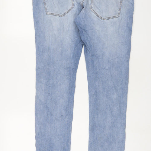 A.BRAND Mens Blue Cotton Skinny Jeans Size 36 in L32 in Regular Zip