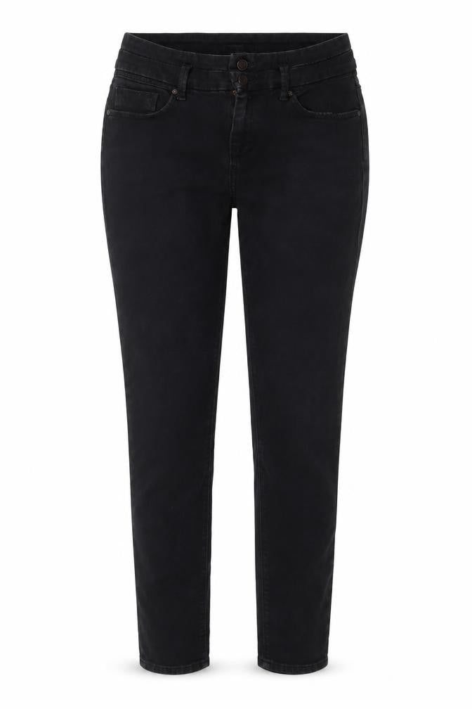 Topshop Womens Black Cotton Skinny Jeans Size 30 in L32 in Regular Zip