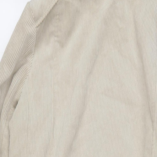 Klass Womens Beige Jacket Size M Zip