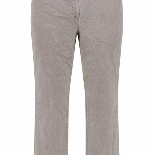 Gerry Weber Womens Grey Cotton Trousers Size 36 L31 in Regular Zip