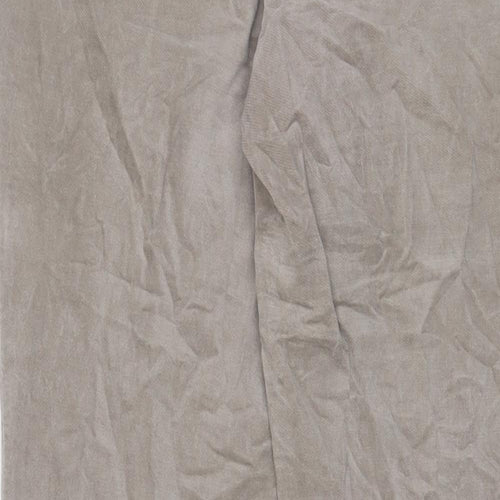 Gerry Weber Womens Grey Cotton Trousers Size 36 L31 in Regular Zip