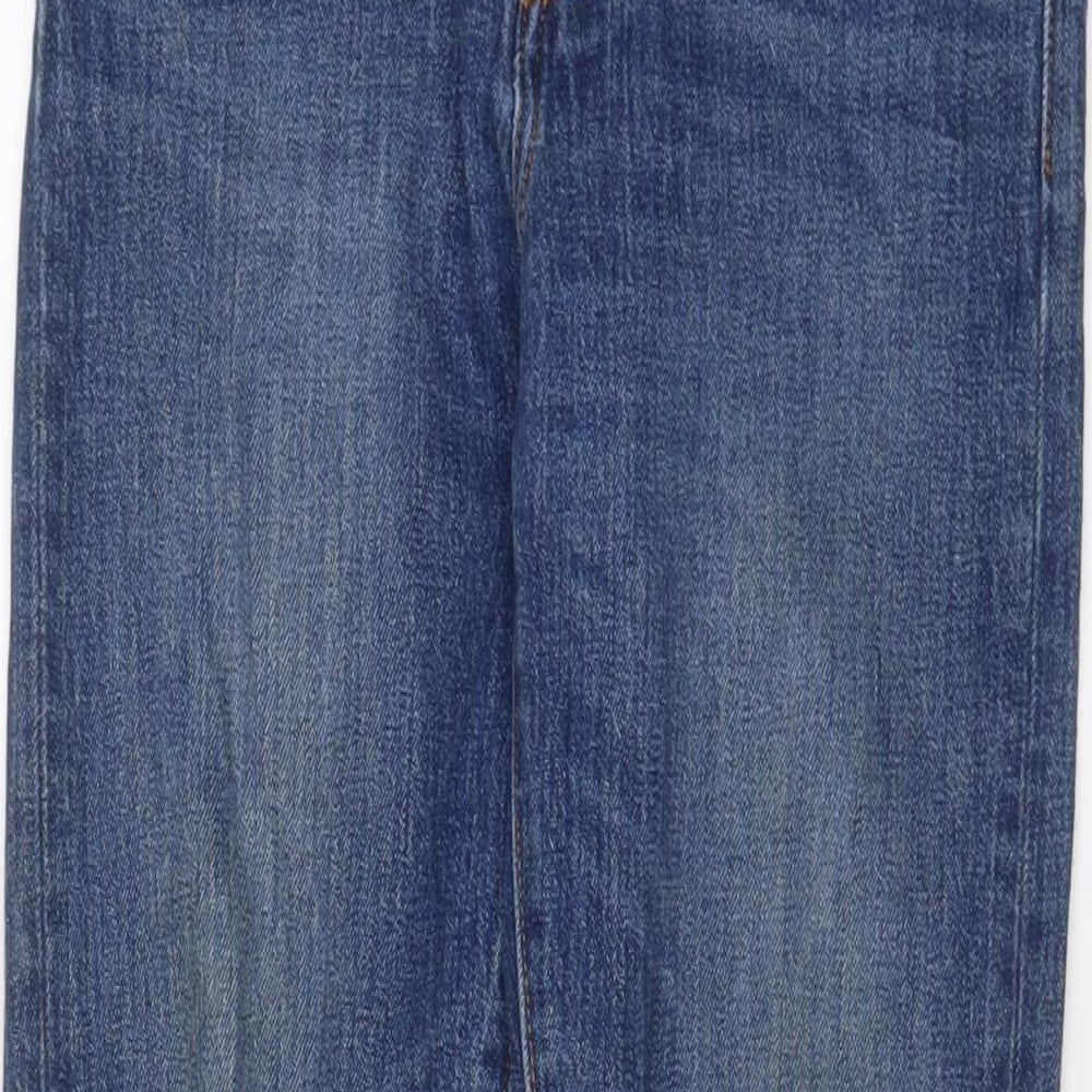 White oak Womens Blue Cotton Skinny Jeans Size 26 in L28 in Regular Zip