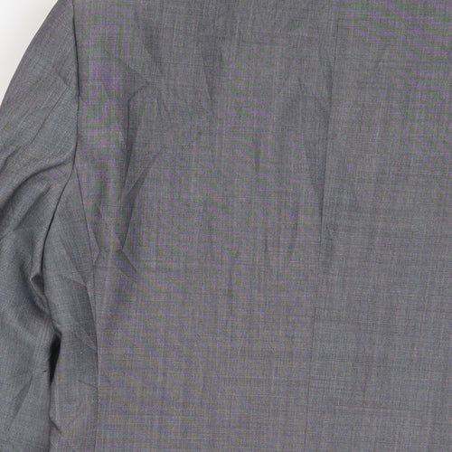 NEXT Mens Grey Wool Jacket Suit Jacket Size 36 Regular
