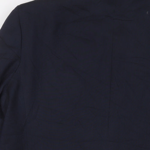 Marks and Spencer Mens Blue Wool Jacket Suit Jacket Size 46 Regular
