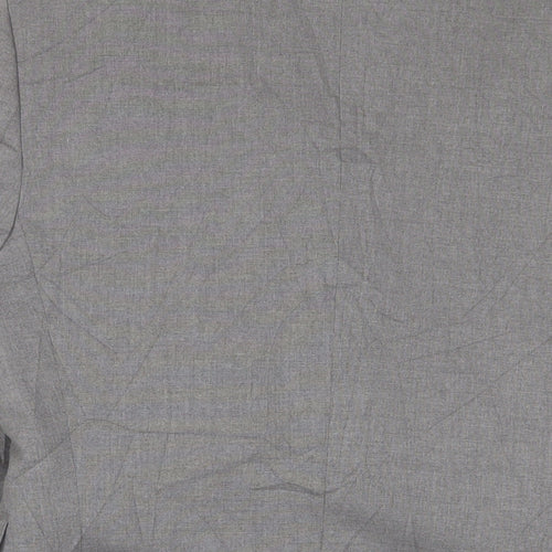 Burton Mens Grey Polyester Jacket Suit Jacket Size 34 Regular