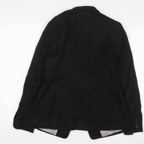 NEXT Womens Black Jacket Blazer Size 14 Button