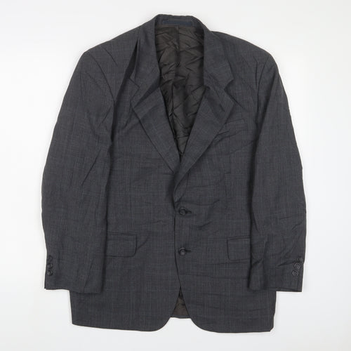 Chatleys Mens Grey Wool Jacket Suit Jacket Size 40 Regular